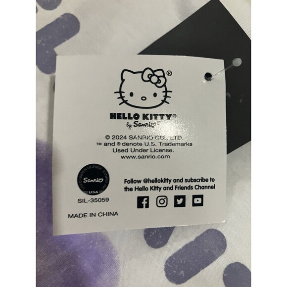 Hello Kitty T-shirt Happy Loved Blooming Inspired Kind Grateful Women Size M - Picture 4 of 6